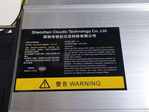 ANTMINER BITMAIN L3+
