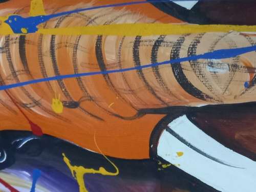 Canvas painting