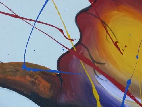 Canvas painting