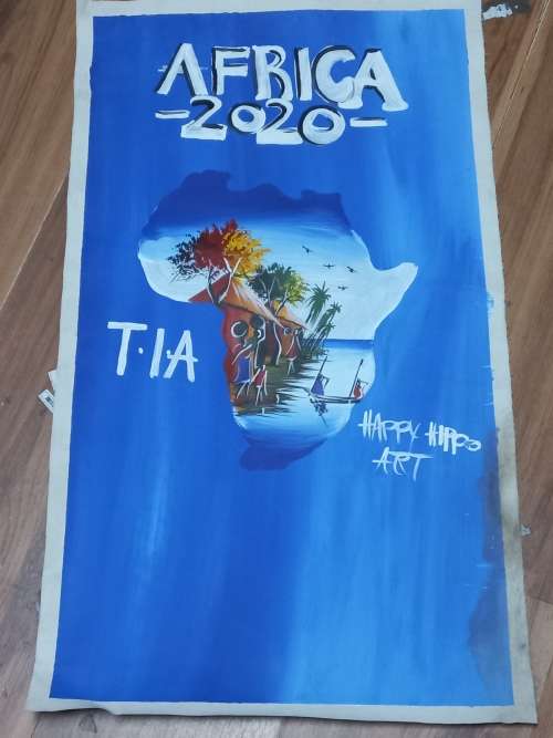 Canvas art piece