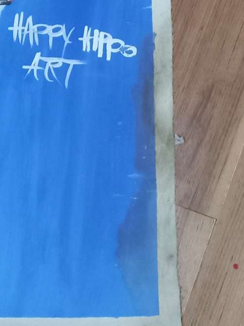 Canvas art piece