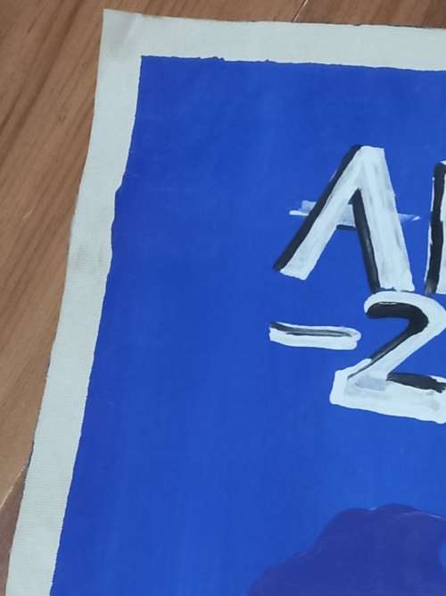 Canvas art piece