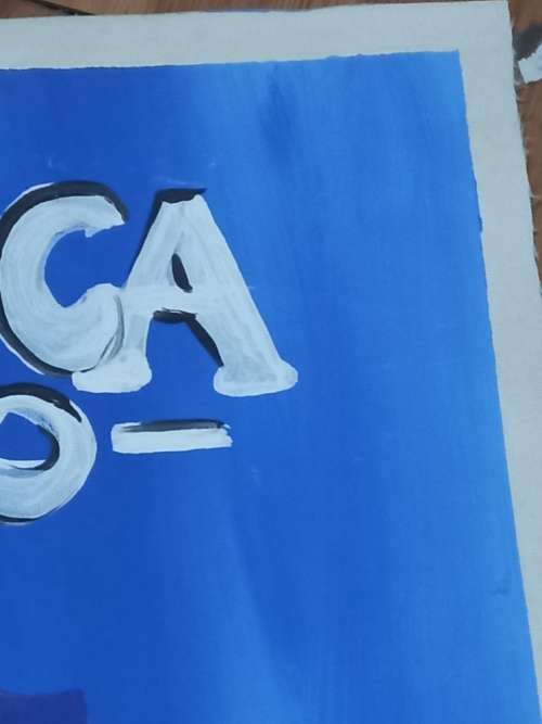 Canvas art piece