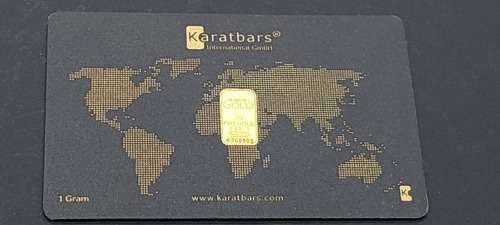 Karatbars capsulated coin + 1g classic card