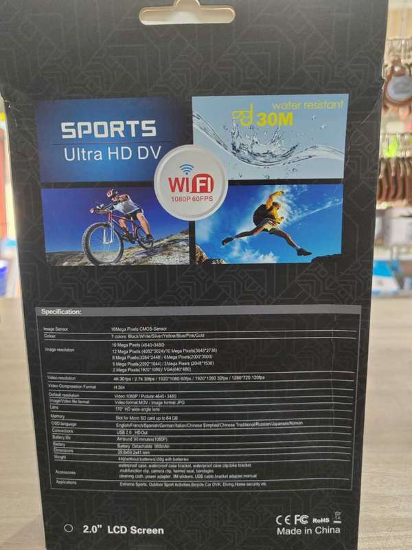 wifi action camera