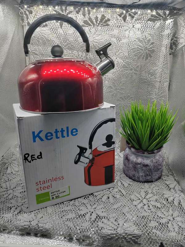 Red Stainless Steel Kettles