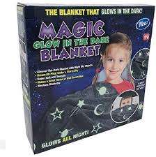 MAGIC BLANKET 1.9m x 1.5m ---GLOW IN THE DARK-PINK