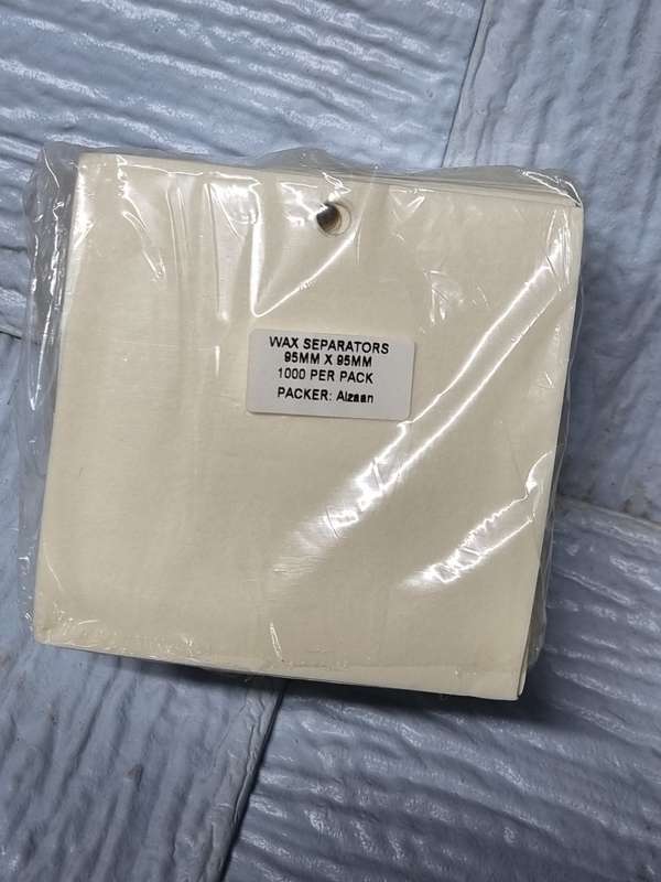 Wax paper seperators 1000 per pack