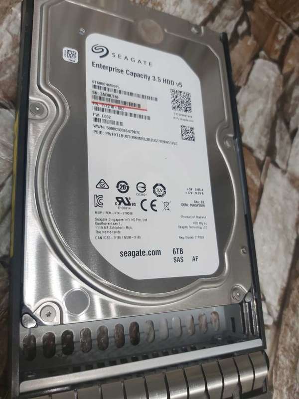 SEAGATE ENTERPRISE CAPACITY 3.5 HDD--6TB HDD--SERVER DRIVE