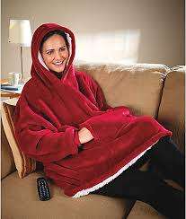 HUGGLE HOODIE RED ---FITS ALL SIZES