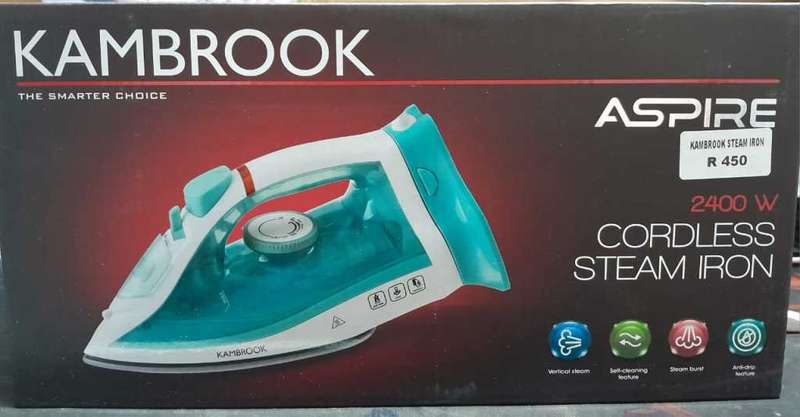 KAMBROOK CORDLESS STEAM IRON