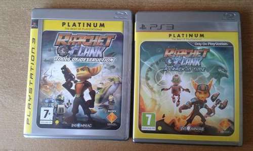 Ratchet & Clank: Tools of Destruction (Platinum) & Ratchet & Clank: A Crack in Time (Platinum)