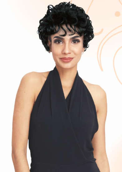 Joedir Short Brazilian 100%Human Hair Wigs Pixie Cut Wigs Movie Star 1B#
