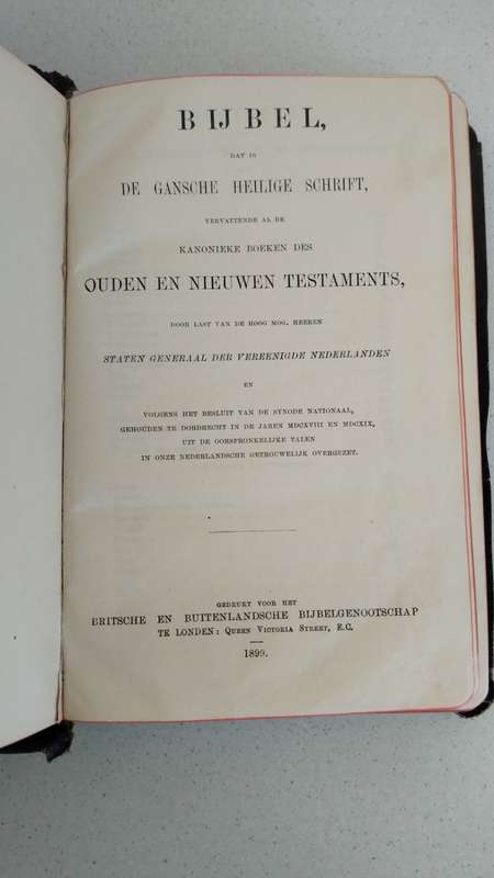 1899 BIJBEL DIE HEILIGE SCRIFT VAN JESUS!