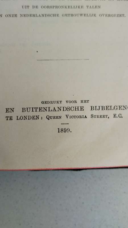 1899 BIJBEL DIE HEILIGE SCRIFT VAN JESUS!