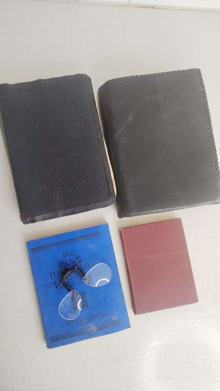 X2 OLD BIBLES X2 SONG BOOKS