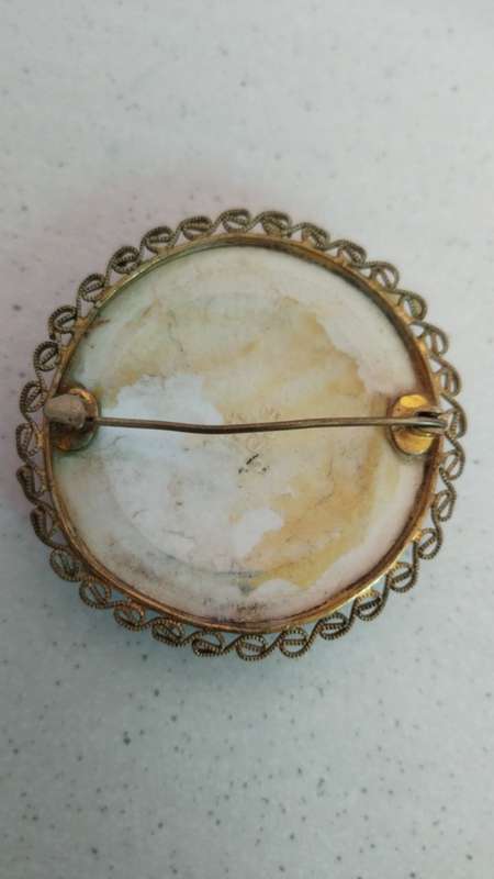 STUNNING ANTIQUE BROCH - NUMBER ON THE OTHER SIDE