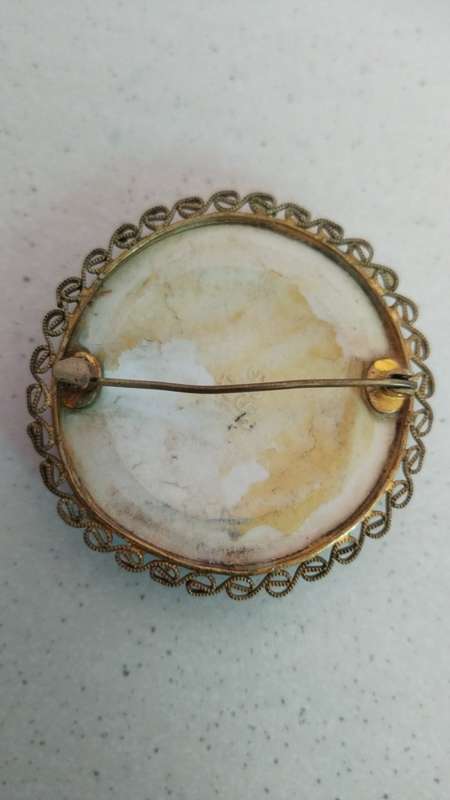 STUNNING ANTIQUE BROCH - NUMBER ON THE OTHER SIDE