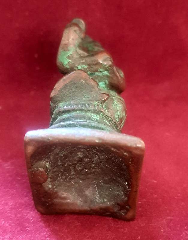 ARCHAEOLOGICAL - HIGHLY COLLECTABLE - COPPER OR BRONZE - HINDU gOD gHANESHA FIGURINE - 156.6grams