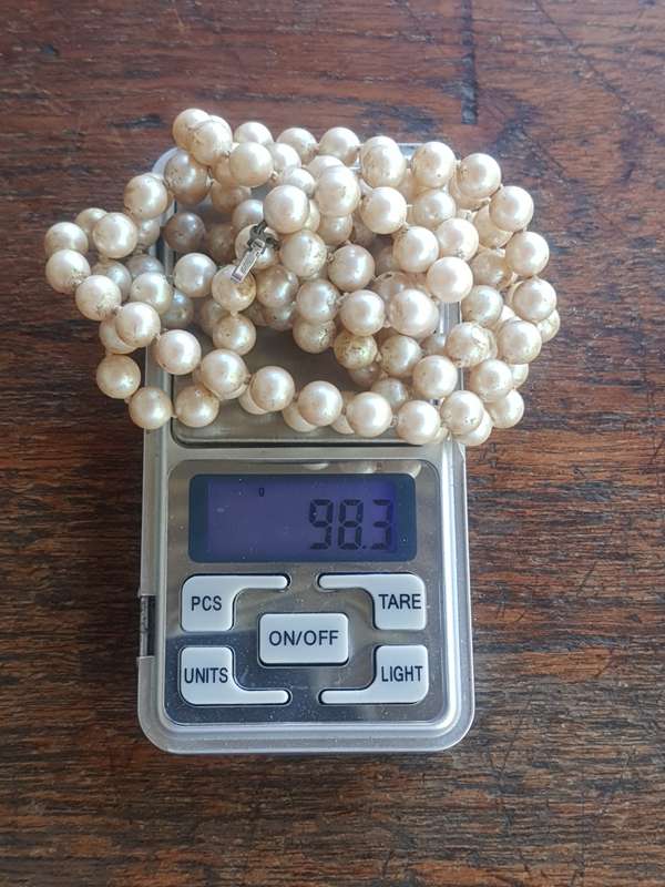 ANTIQUE 925 HEAVY NECKLACE MORE THAN 60CM LONG 98.3 GRAMS