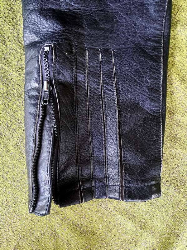 KAROO-ANTIEK #22 - ECHTES LEDER FUTTER  VINTAGE LEATHER TROUSERS