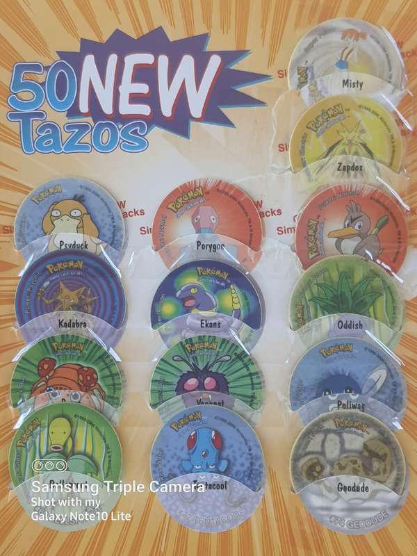 #4 - SUPPER RARE POKEMON LIMITED EDITION FULL SET TAZO COLLECTABLE BUNDLE UP FOR SALE!