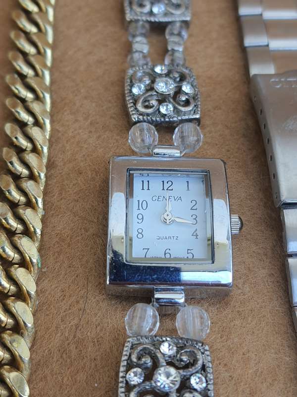 STUNNING VINTAGE NECKLACE AND WATCH LOTT -925