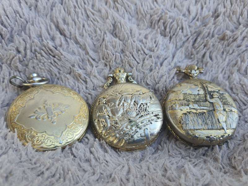 #2 VINTAGE X3 POCKET WATCHES