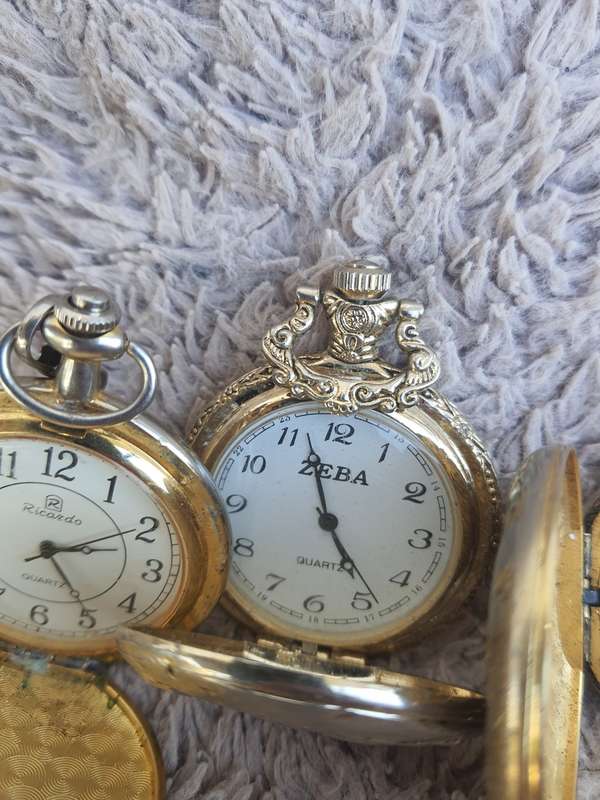 #2 VINTAGE X3 POCKET WATCHES