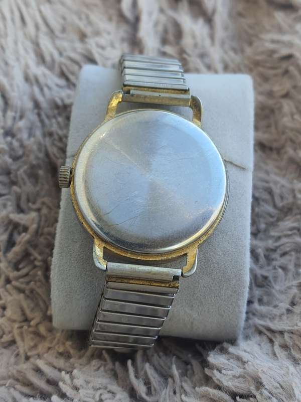 #10 MOTHER OF PEARL CITIZEN ANTIMAGNETIC VINTAGE LADIES/MENS ELASTIC STRAP WATCH