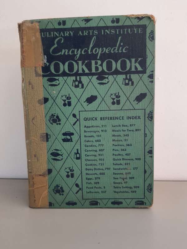 #38 - THE CULINARY ARTS INSTITUTE COOKBOOK IN BIBLE FORM