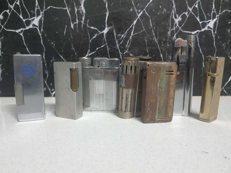 X7 VINTAGE CIGARETTE BAR&SOMKING  LIGHTERS