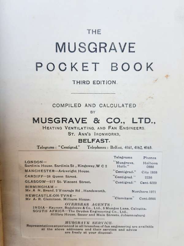 #5 ANTIQUE WEEK - KAROO ANTIEK - THE MUSGRAVE POKECTBOOK