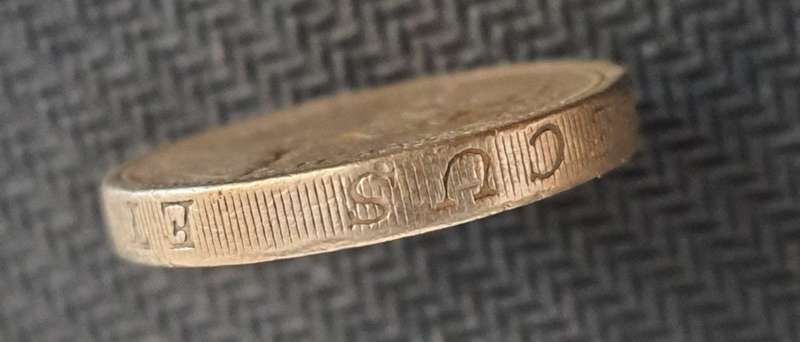 #23 ANTIQUE WEEK - KAROO ANTIEK - RARE BRITTISH ONE POUND 1983 COIN