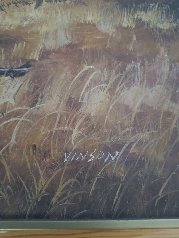 #24 STUNNING LARGE VINSON ON AUCTION  1100CMX730CM
