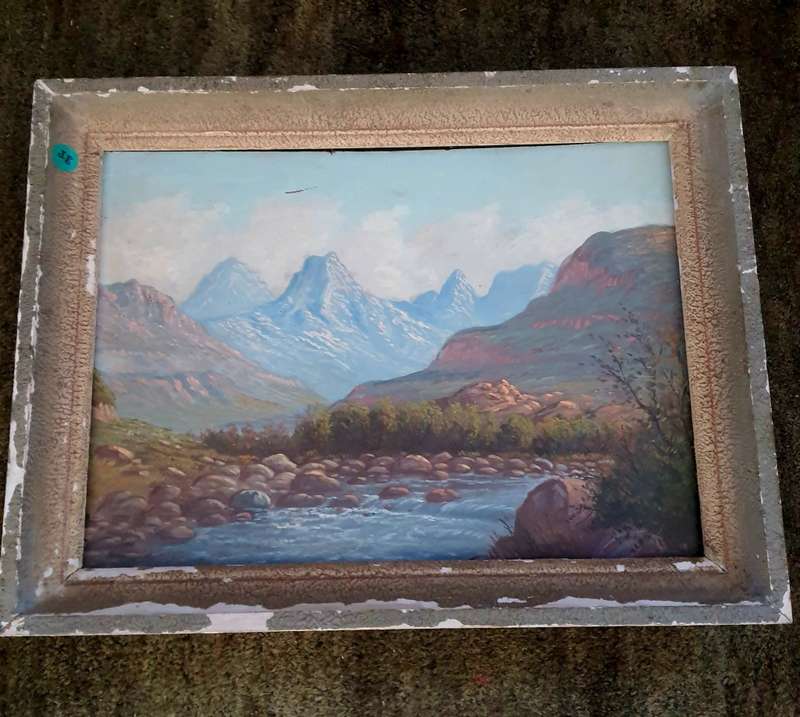 #25 STUNNING LARGE UNKOWN ARTIST ON AUCTION  800CMX600CM
