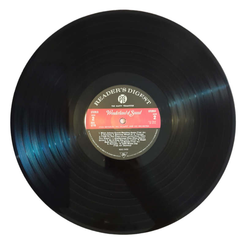 1970 Stan Reynolds, His Trumpet & His Orchestra - The Happy Trumpeter - Vinyl, 7`, 33 RPM - Jazz - E