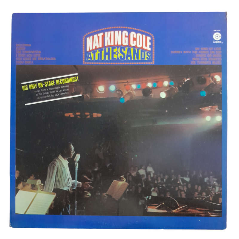 1966 Nat King Cole - Nat King Cole At The Sands - Vinyl, 7`, 33 RPM - Jazz, Pop - Very Good Plus - W
