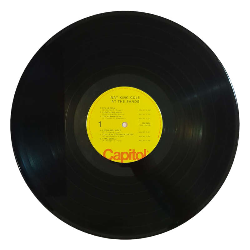 1966 Nat King Cole - Nat King Cole At The Sands - Vinyl, 7`, 33 RPM - Jazz, Pop - Very Good Plus - W