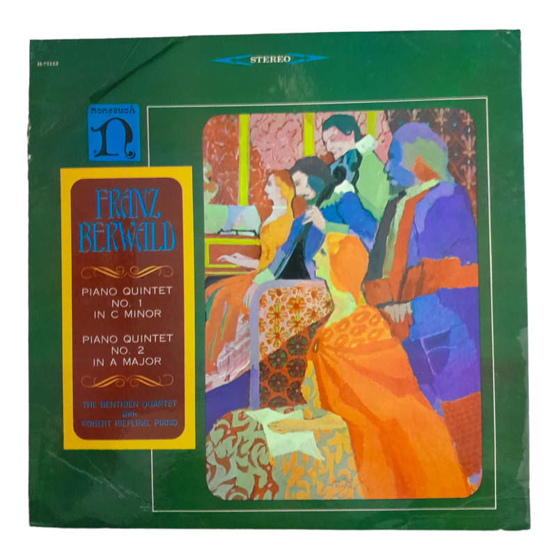 1966 Franz Berwald - Piano Quintet No. 1 In C Minor / Piano Quintet No. 2 In A Major - Vinyl, 7`, 33