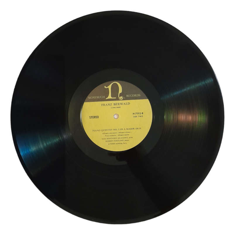 1966 Franz Berwald - Piano Quintet No. 1 In C Minor / Piano Quintet No. 2 In A Major - Vinyl, 7`, 33