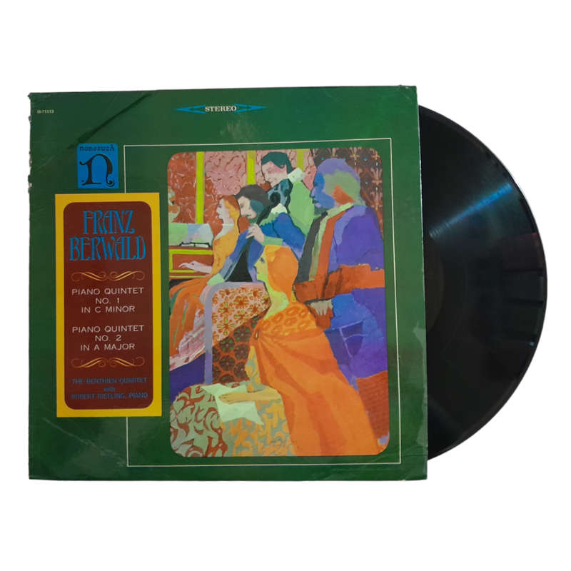 1966 Franz Berwald - Piano Quintet No. 1 In C Minor / Piano Quintet No. 2 In A Major - Vinyl, 7`, 33