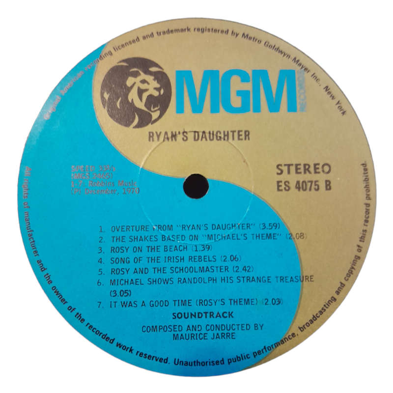 1970 Maurice Jarre - Ryan`s Daughter - Vinyl, 7`, 33 RPM - Jazz, Classical, Folk, World, Country, St