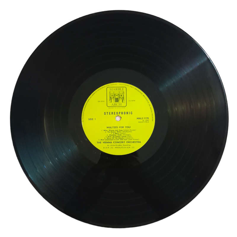 1969 The Vienna Concert Orchestra - Waltzes For You - Vinyl, 7`, 33 RPM - Classical - Very Good - Wi