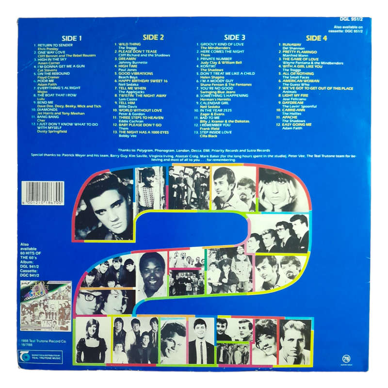 1988 Various - More Hits Of The Sixties - Vinyl, 7`, 33 RPM - Rock, Pop - Excellent - With Cover