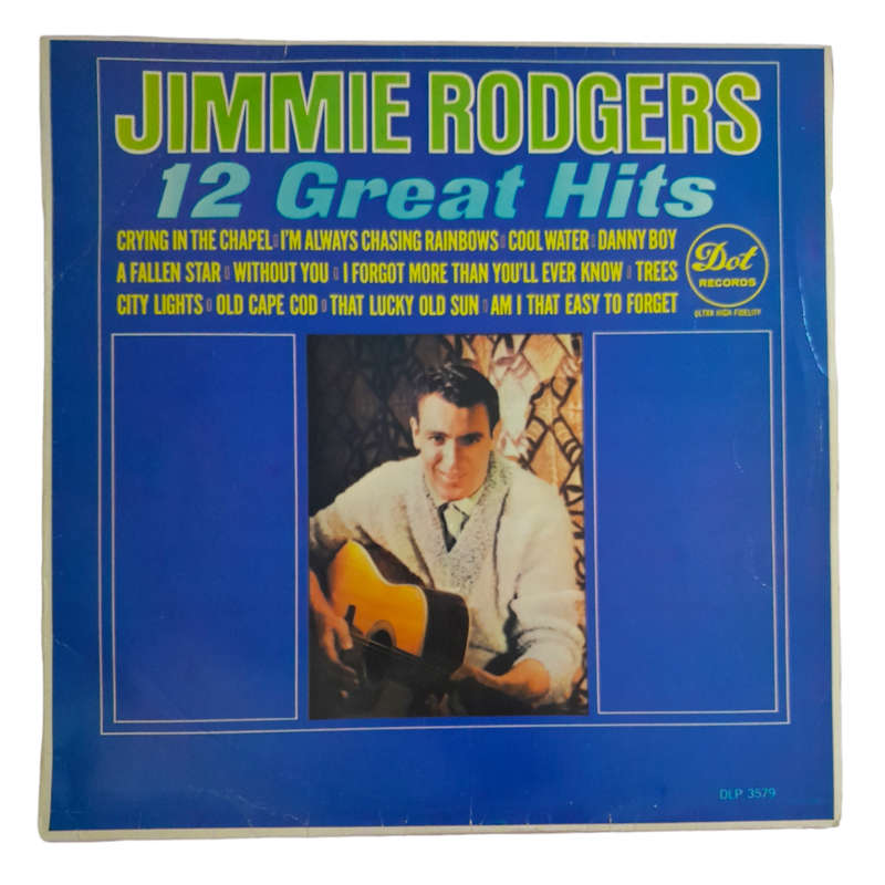 1964 Jimmie Rodgers - 12 Great Hits - Vinyl, 7`, 33 RPM - Pop, Folk, World & Country - Very Good Plu