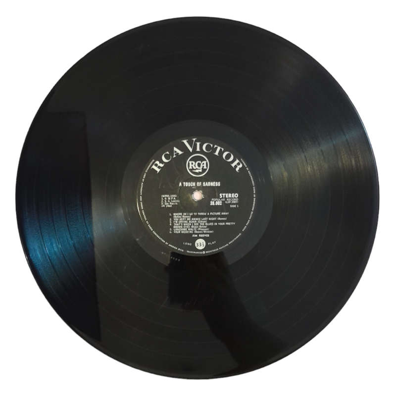 1968 Jim Reeves - A Touch Of Sadness - Vinyl, 7`, 33 RPM - Folk, World & Country - Very Good - With