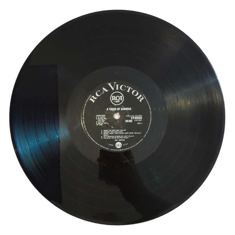 1968 Jim Reeves - A Touch Of Sadness - Vinyl, 7`, 33 RPM - Folk, World & Country - Very Good - With