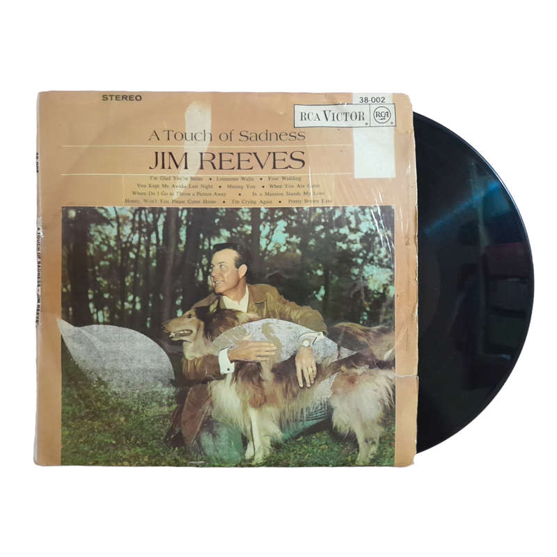 1968 Jim Reeves - A Touch Of Sadness - Vinyl, 7`, 33 RPM - Folk, World & Country - Very Good - With