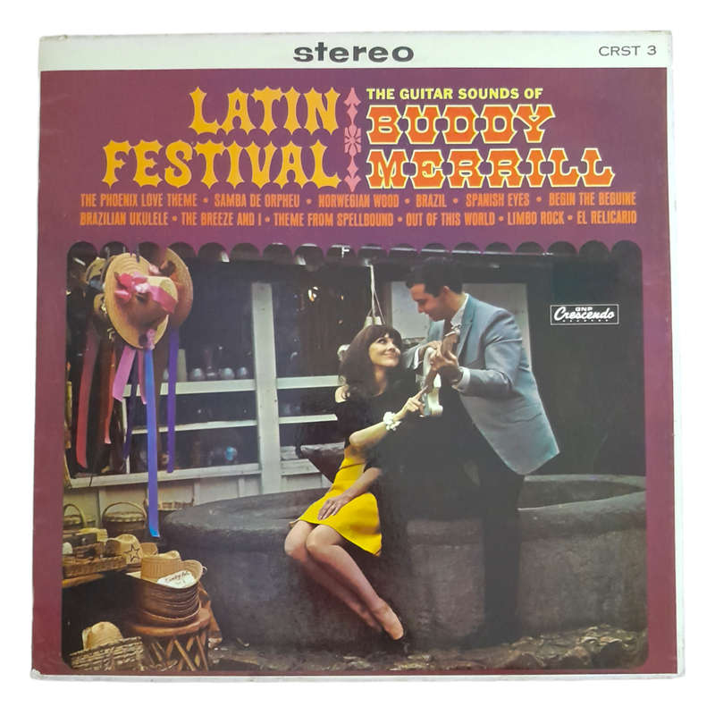 1966 Buddy Merrill - Latin Festival:The Guitar Sounds Of Buddy Merrill - Vinyl, 7`, 33 RPM - Jazz, L